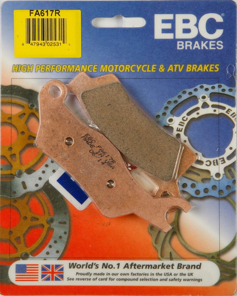 EBC BRAKE PADS FA617R-atv motorcycle utv parts accessories gear helmets jackets gloves pantsAll Terrain Depot