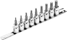 Load image into Gallery viewer, PERFORMANCE 9 PC STAR BIT SOCKET SET W1178