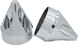 AVON AXLE NUT COVER SPIKE CHROME 1