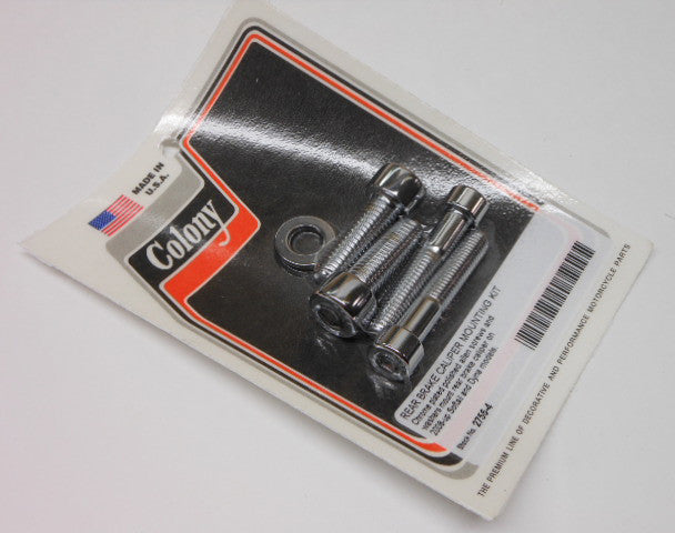 COLONY MACHINE REAR CALIPER MOUNT KIT SOFTAIL DYNA 08-17 2755-4
