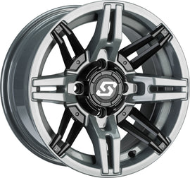 SEDONA SEDONA RUKUS LE 4/110 14X7 6+1 GRY/BLK INSERTS A83SG-B-47011-61S