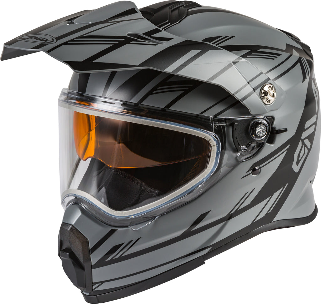 YOUTH AT-21Y EPIC SNOW HELMET MATTE GREY/BLACK YS-atv motorcycle utv parts accessories gear helmets jackets gloves pantsAll Terrain Depot