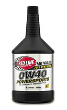 Load image into Gallery viewer, RED LINE REDLINE 0W40 QT POWERSPORTS 42204