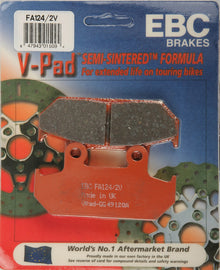 EBC BRAKE PADS V-SERIES FA124/2V-atv motorcycle utv parts accessories gear helmets jackets gloves pantsAll Terrain Depot