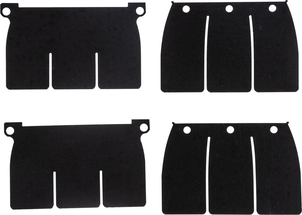 MOTO TASSINARI DELTA SYSTEM REPLACEMENT PETALS BLACK DP120-1