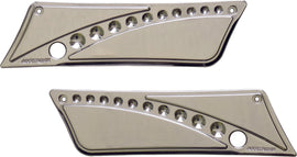 ACCUTRONIX DRILLED LATCH COVERS FLT 93-13 CHROME BLC9313-DC