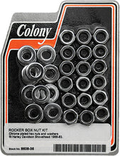 Load image into Gallery viewer, COLONY MACHINE ROCKER BOX NUT KIT SHOVEL 66-83 8608-36