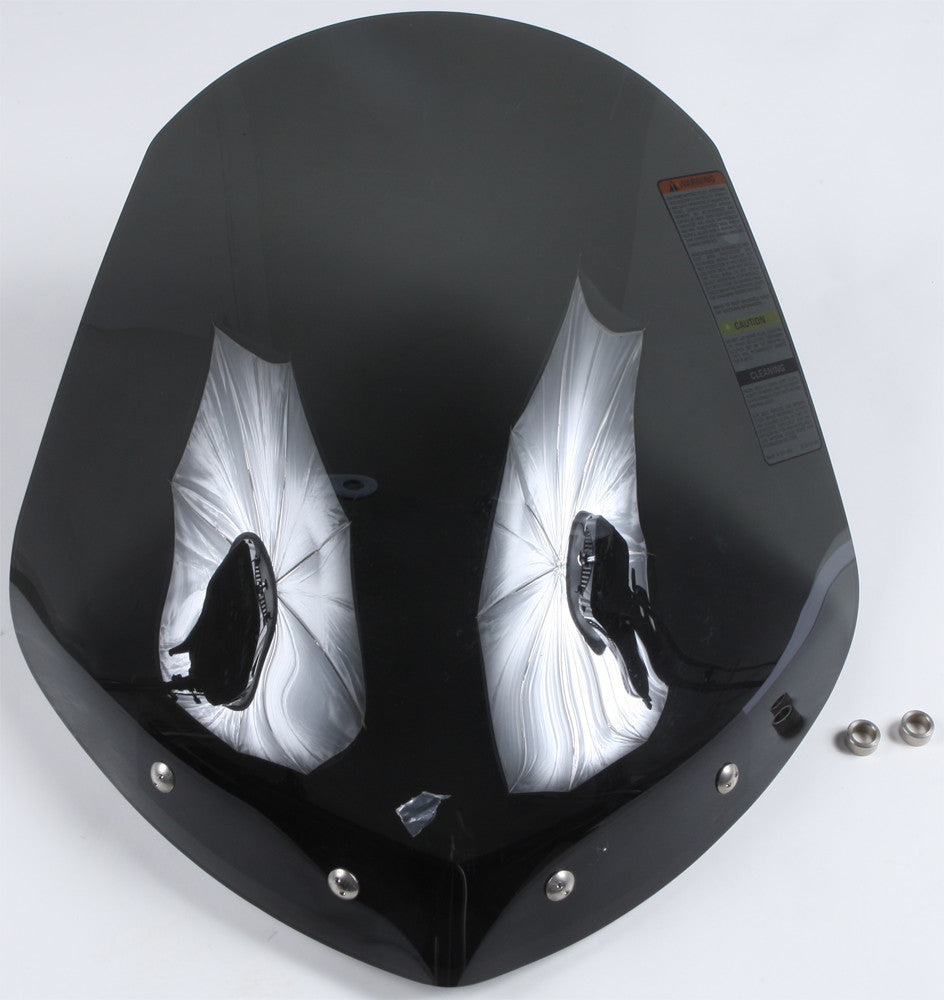 NATIONAL CYCLE GLADIATOR WINDSHIELD W/CHROME MOUNTS (DARK TINT) N2705