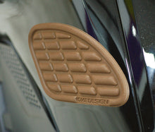 Load image into Gallery viewer, ONE EMBLEMS SOFT TOUCH LEATHER L&amp;R BROWN TANKPAD BUMPS15P