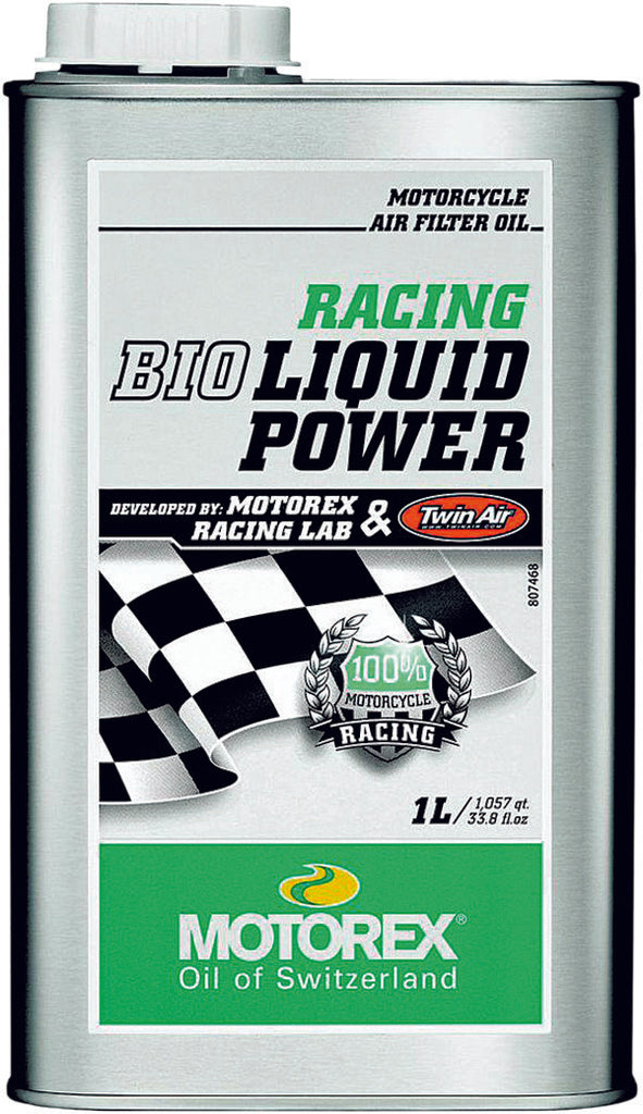 MOTOREX RACING BIO LIQUID POWER AIR FILTER OIL (1 LITER) 102385
