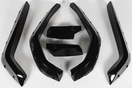 MAIER FENDER EXTENSIONS RZR BLACK SET OF 4. 3