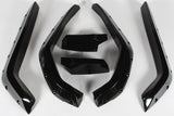 MAIER FENDER EXTENSIONS RZR BLACK SET OF 4. 3