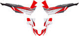 D'COR YAMAHA YXZ COMPLETE GRAPHIC KIT GREY/RED 20-50-468