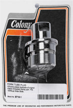 Load image into Gallery viewer, COLONY MACHINE FORK TUBE PLUG WIDE GLIDE WIDEGLIDE 78-17 8716-1