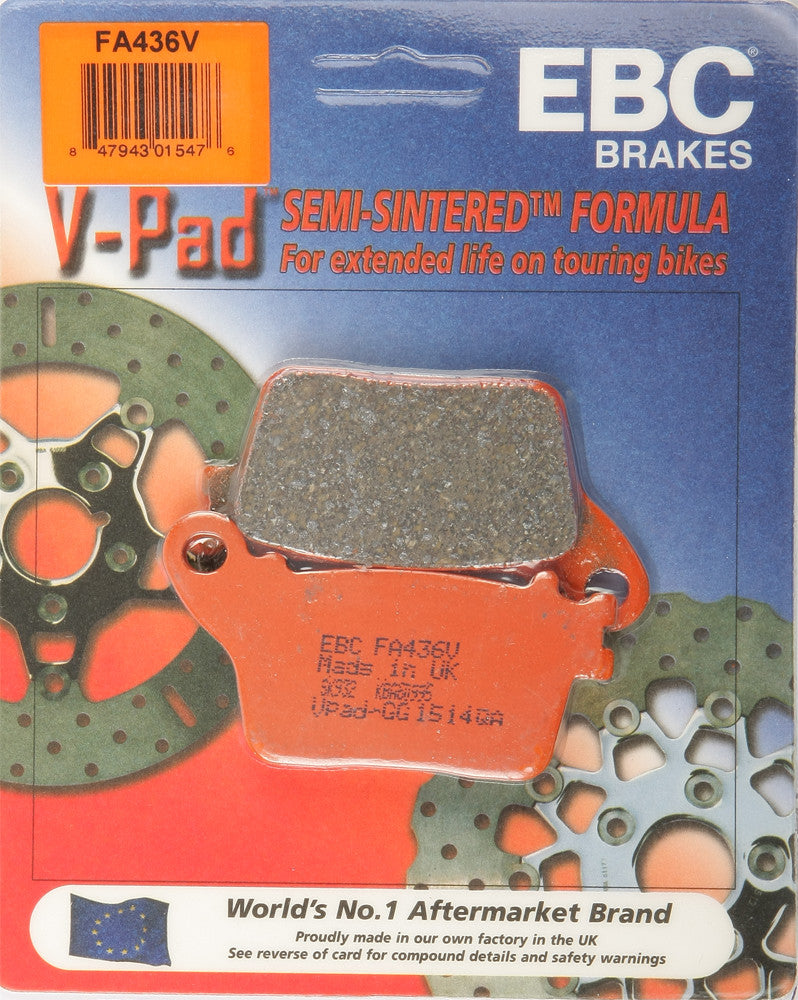 EBC BRAKE PADS V-SERIES FA436V-atv motorcycle utv parts accessories gear helmets jackets gloves pantsAll Terrain Depot