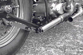 WEST-EAGLE CAGE STYLE EXHAUST TIP CONTRAST H4281-AB