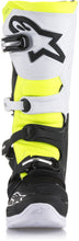 Load image into Gallery viewer, ALPINESTARS TECH 5 BOOTS BLACK/WHITE/YELLOW SZ 15 2015015-125-15