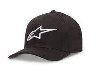 Load image into Gallery viewer, ALPINESTARS YOUTH AGELESS HAT BLACK/WHITE 3038-81100-1020