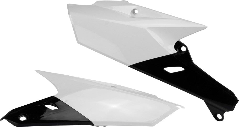 ACERBIS SIDE PANELS WHITE/BLACK 2374161035-atv motorcycle utv parts accessories gear helmets jackets gloves pantsAll Terrain Depot
