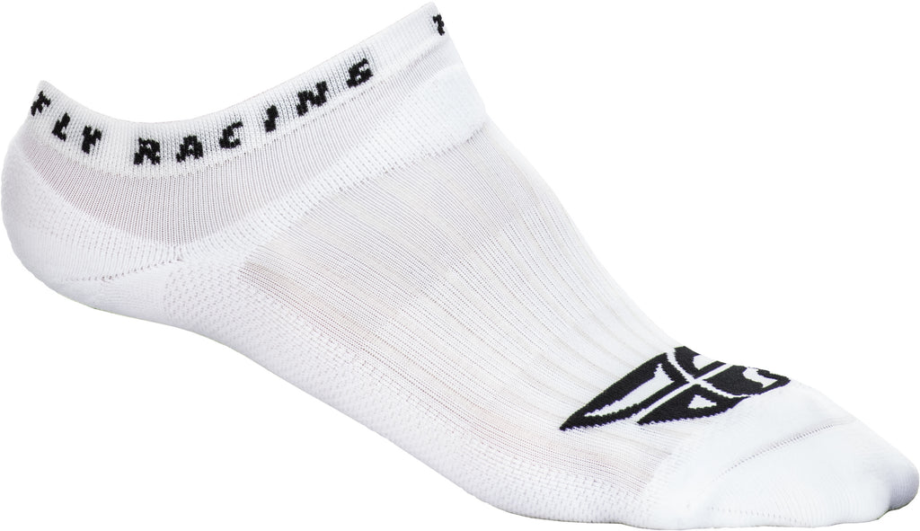 FLY RACING FLY NO SHOW SOCKS WHITE SM/MD SPX009489-B1