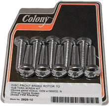 Load image into Gallery viewer, COLONY MACHINE BRAKE ROTOR HARDWARE TORX SCREW KIT 14-UP TOURING 2925-10