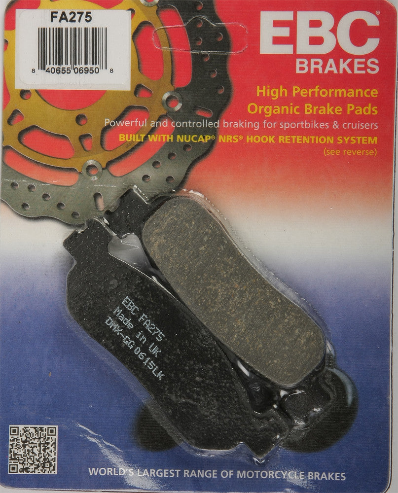EBC BRAKE PADS FA275-atv motorcycle utv parts accessories gear helmets jackets gloves pantsAll Terrain Depot