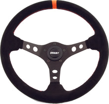 Load image into Gallery viewer, GRANT SUEDE SERIES STEERING WHEEL BLACK/ORANGE 699