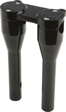 Load image into Gallery viewer, FORBIDDEN MOTO BAR RISER 9" BLACK W/GAUGE MOUNT TABS 825-05006