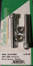 Load image into Gallery viewer, GARDNERWESTCOTT REAR WHEEL ADJUSTMENT BOLTS 87-92 SOFTAIL MODELS REAR C-80-50