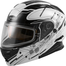 Load image into Gallery viewer, GMAX MD-01S MODULAR WIRED SNOW HELMET WHITE/BLACK XS G2011243D TC-15