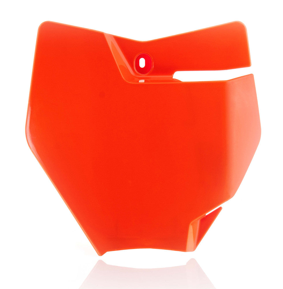 ACERBIS FRONT NUMBER PLATE ORANGE 2449405226-atv motorcycle utv parts accessories gear helmets jackets gloves pantsAll Terrain Depot