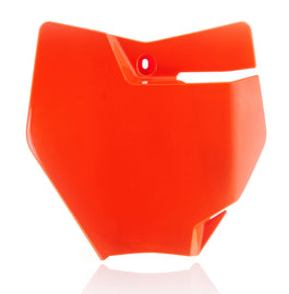 ACERBIS FRONT NUMBER PLATE ORANGE 2449405226-atv motorcycle utv parts accessories gear helmets jackets gloves pantsAll Terrain Depot