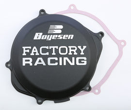 BOYESEN FACTORY RACING CLUTCH COVER BLACK CC-06AB