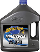 Load image into Gallery viewer, SPECTRO PREMIUM M/C PETROLEUM 4T 10W40 4 LT U.S414