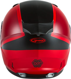 GMAX FF-49S FULL-FACE HAIL SNOW HELMET MATTE RED/BLACK LG G2495036