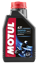 Load image into Gallery viewer, MOTUL 3000 PETROLEUM OIL 10W40 1 LT 107672