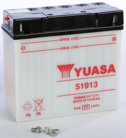 YUASA BATTERY 51913 CONVENTIONAL YUAM2219A-atv motorcycle utv parts accessories gear helmets jackets gloves pantsAll Terrain Depot