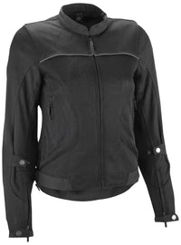 HIGHWAY 21 WOMEN'S AIRA MESH JACKET BLACK LG #6049 489-1401~4