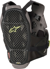 ALPINESTARS A-4 MAX CHEST PROTECTOR BLK/ANTH/FLUO YLW XL/2X 6701520-1155-XXL