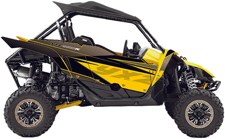 D'COR YAMAHA YXZ COMPLETE GRAPHIC KIT YELLOW/BLACK 20-50-470
