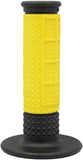 AVON X.9 HALF WAFFLE GRIPS YELLOW/BLACK MXW10