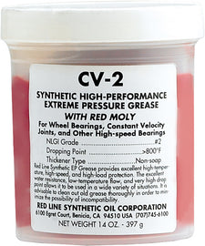 RED LINE CV-2 GREASE W/MOLY 14OZ JAR 80401