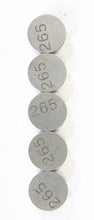 Load image into Gallery viewer, K&amp;L VALVE SHIMS 2.65MMX13MM 5/PK 13-7692