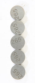 K&L VALVE SHIMS 2.65MMX13MM 5/PK 13-7692