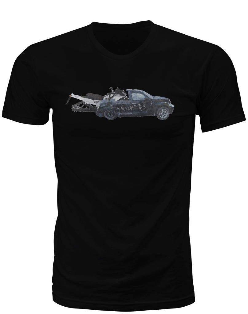FLY RACING FLY PRIORITIES TEE BLACK LG 351-0810L