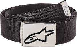 ALPINESTARS AGELESS WEB BELT BLACK CHROME 1019-93300-1187