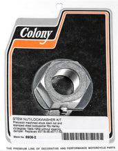 Load image into Gallery viewer, COLONY MACHINE CHROME STEM NUT &amp; LOCK WASHER KIT 8808-2
