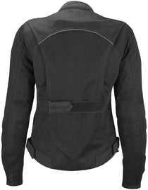 HIGHWAY 21 WOMEN'S AIRA MESH JACKET BLACK XL #6049 489-1401~5