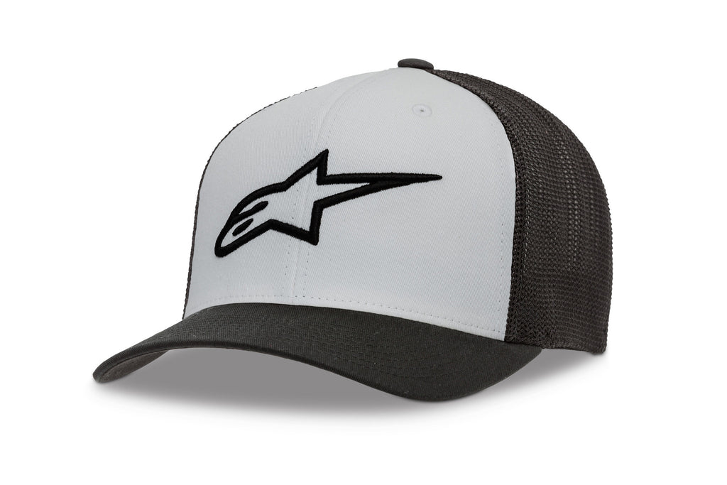 ALPINESTARS WOMEN'S AGELESS TRUCKER HAT WHITE/BLACK 1W38-81200-2010