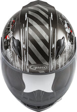 Load image into Gallery viewer, GMAX YOUTH GM-49Y BEASTS FULL-FACE HELMET DARK SILVER/BLACK YL G1498542